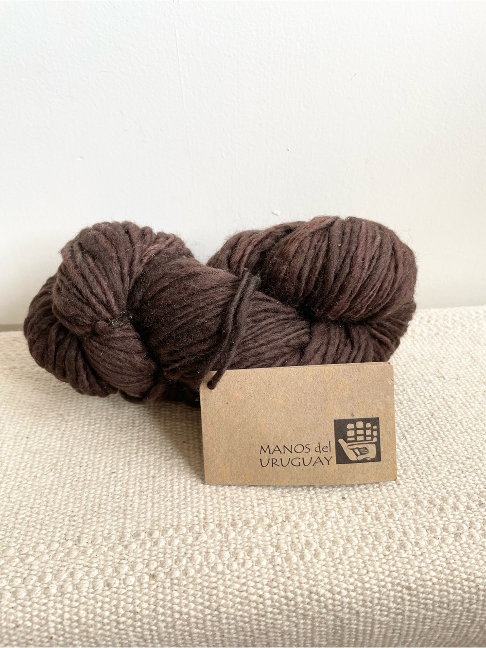 Manos Del Uruguay kettle dyed Pure Wool Dark Brown 100gr 138 Yards